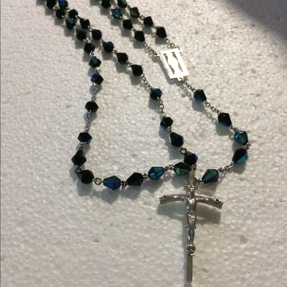 Vintage rosary necklace